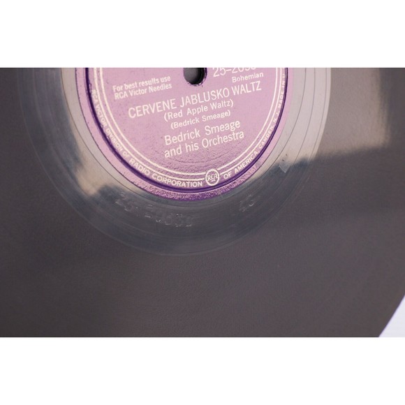 Bedrick Smeage - Sarah Polka / Red Apple Waltz - 1947 10" 78 rpm Record 25-2053 - Picture 12 of 16